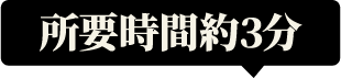 所要時間約3分